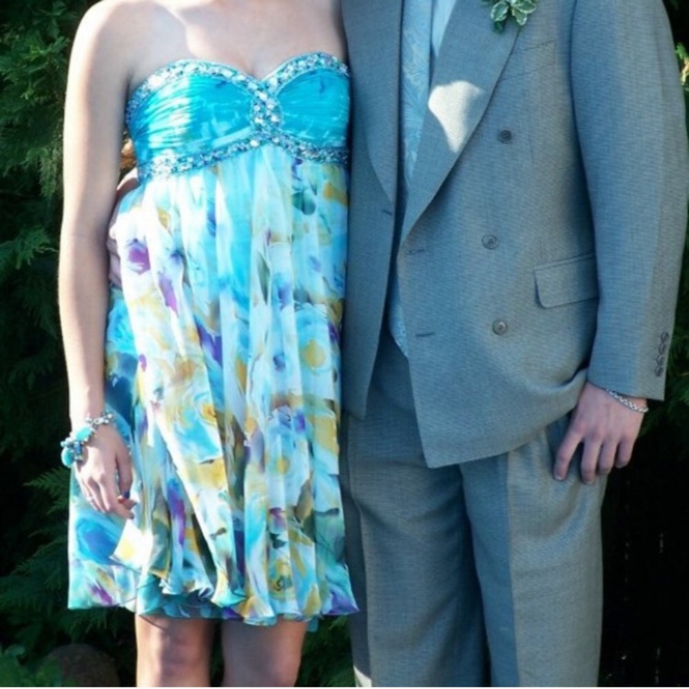 Strapless Colorful Party/Prom/Formal Dress